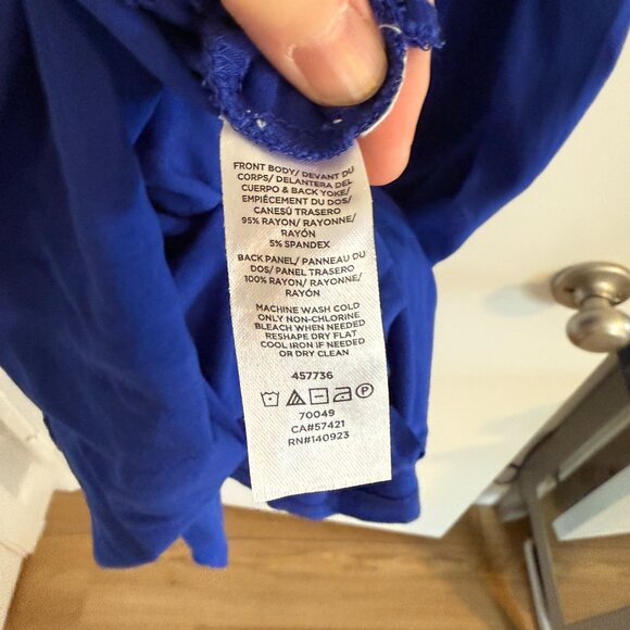 LOFT Blue Dress - EUC - Picture 2 of 4